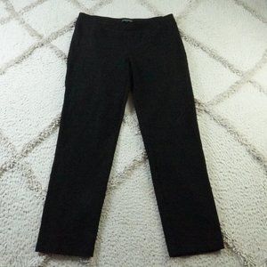 Eileen Fisher Crepe Pull On Pants Womens Small Black Pull On Stretchy